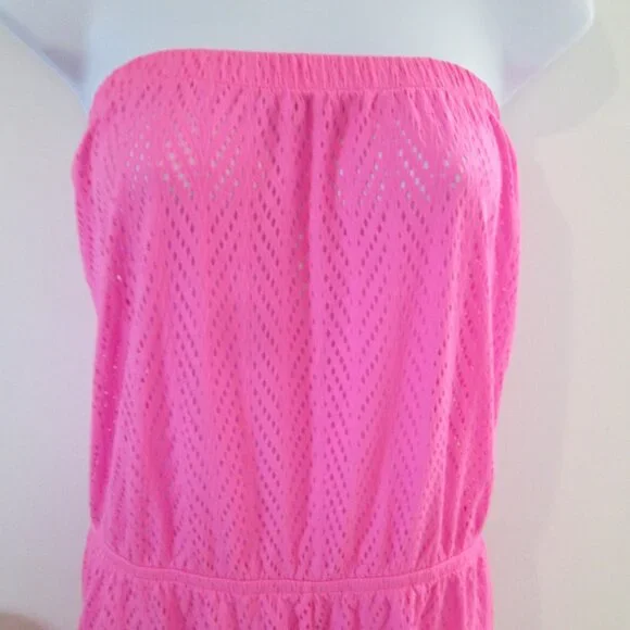 Hurley Juniors' Crocheted Tube Cover-Up Romper NWT Sz XL - Picture 8 of 10